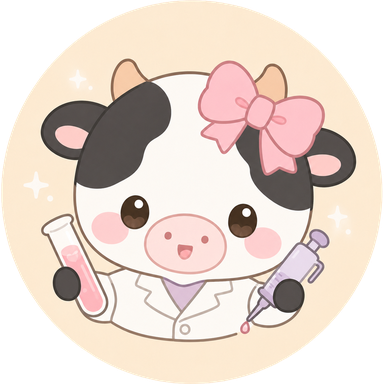 Moomerize cow scientist mascot